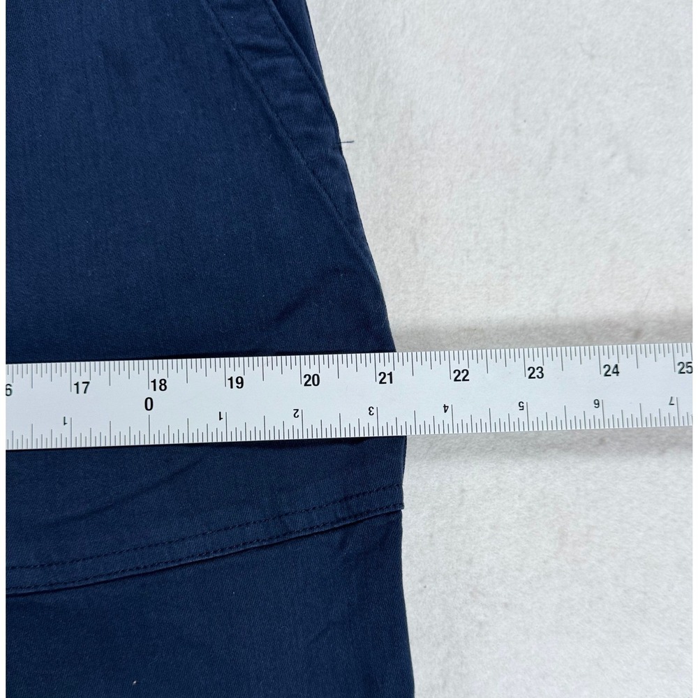 Cosmic Blue Love Navy Utility Patch Pocket Straight Leg Pants Size 33 - Picture 5 of 9